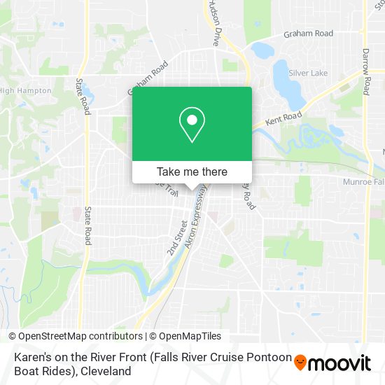 Karen's on the River Front (Falls River Cruise Pontoon Boat Rides) map