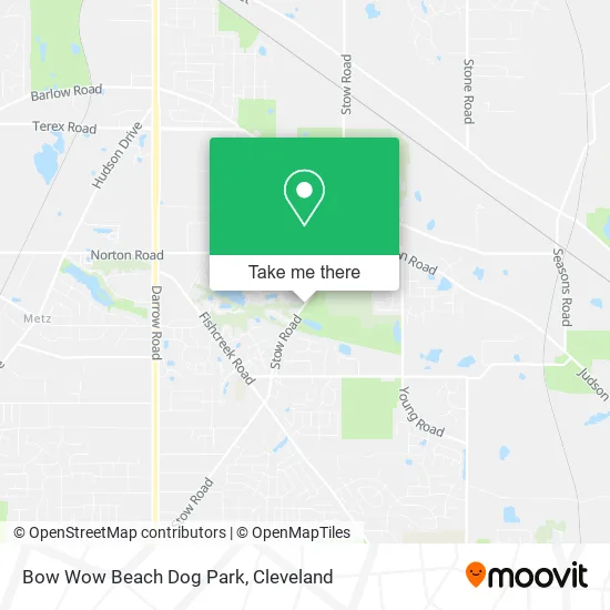 Bow Wow Beach Dog Park map