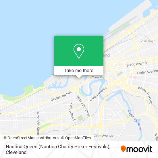 Mapa de Nautica Queen (Nautica Charity Poker Festivals)