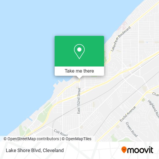 Lake Shore Blvd map