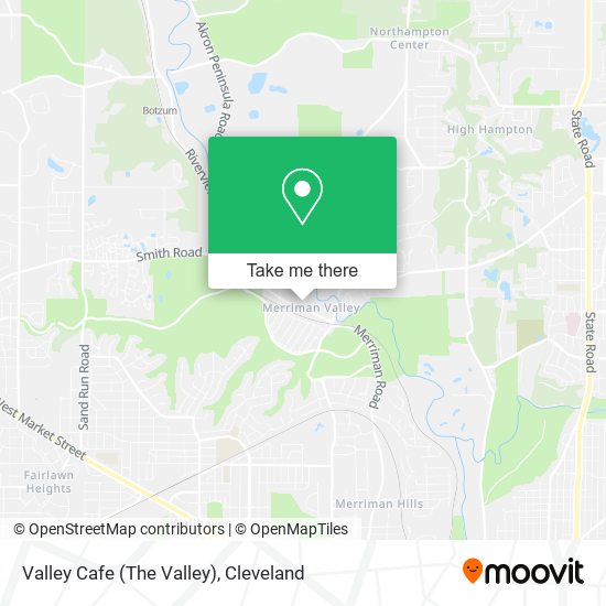 Mapa de Valley Cafe (The Valley)