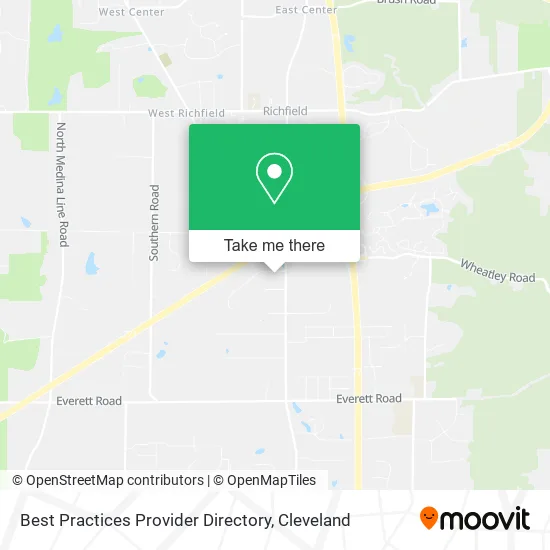 Best Practices Provider Directory map