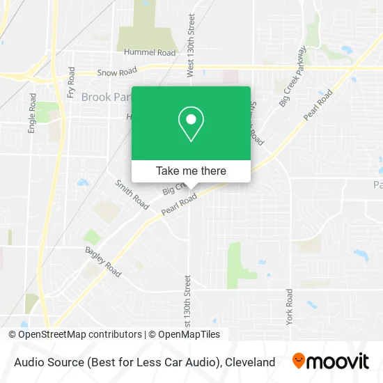 Audio Source (Best for Less Car Audio) map