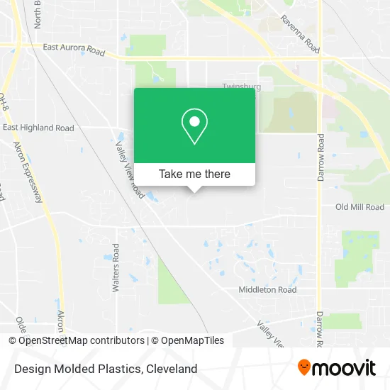 Design Molded Plastics map