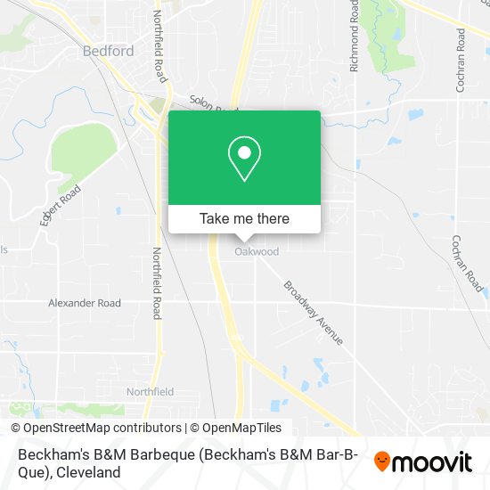 Mapa de Beckham's B&M Barbeque (Beckham's B&M Bar-B-Que)