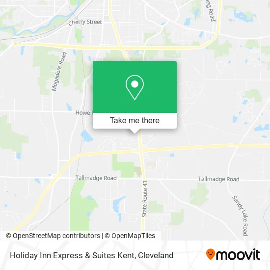 Holiday Inn Express & Suites Kent map