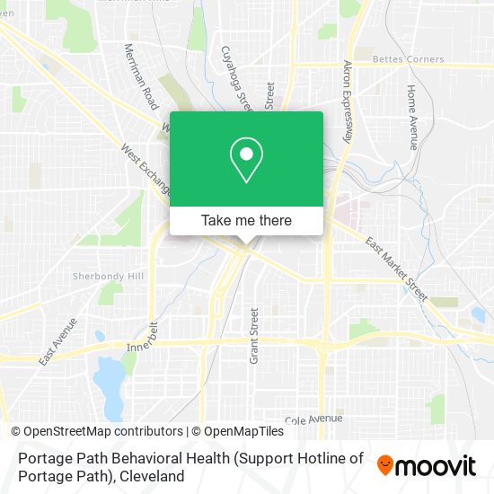 Portage Path Behavioral Health (Support Hotline of Portage Path) map