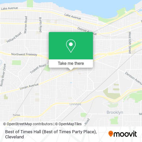 Best of Times Hall (Best of Times Party Place) map