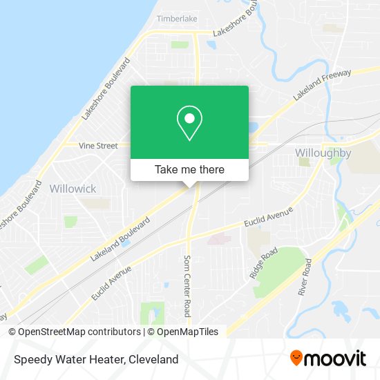 Mapa de Speedy Water Heater