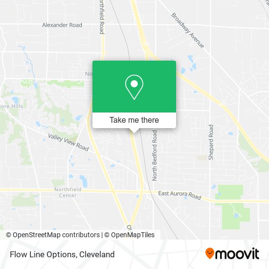 Flow Line Options map