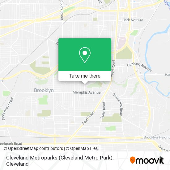 Cleveland Metroparks (Cleveland Metro Park) map