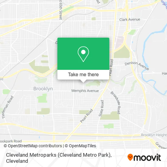 Mapa de Cleveland Metroparks (Cleveland Metro Park)