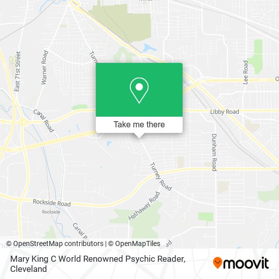 Mary King C World Renowned Psychic Reader map