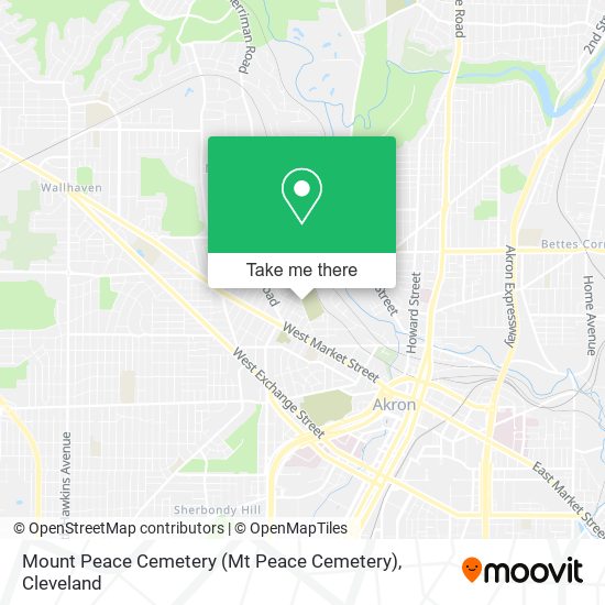 Mapa de Mount Peace Cemetery (Mt Peace Cemetery)