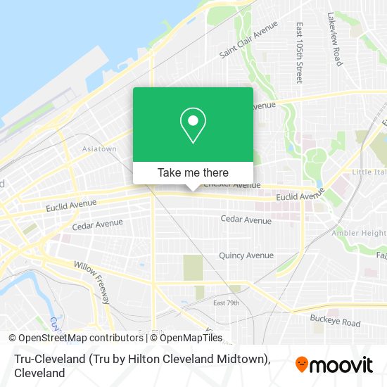 Tru-Cleveland (Tru by Hilton Cleveland Midtown) map