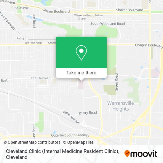 Cleveland Clinic (Internal Medicine Resident Clinic) map