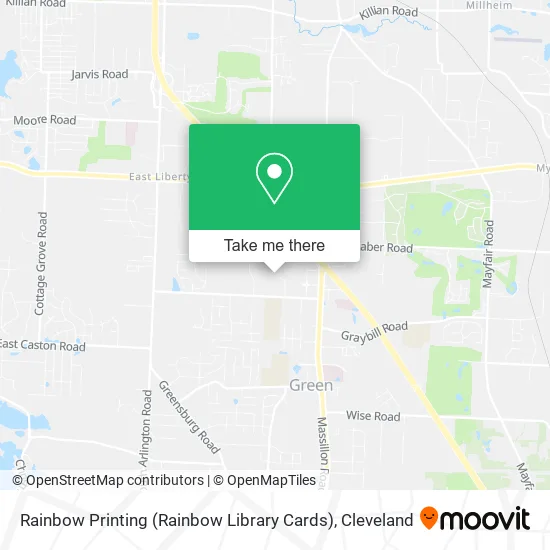 Rainbow Printing (Rainbow Library Cards) map