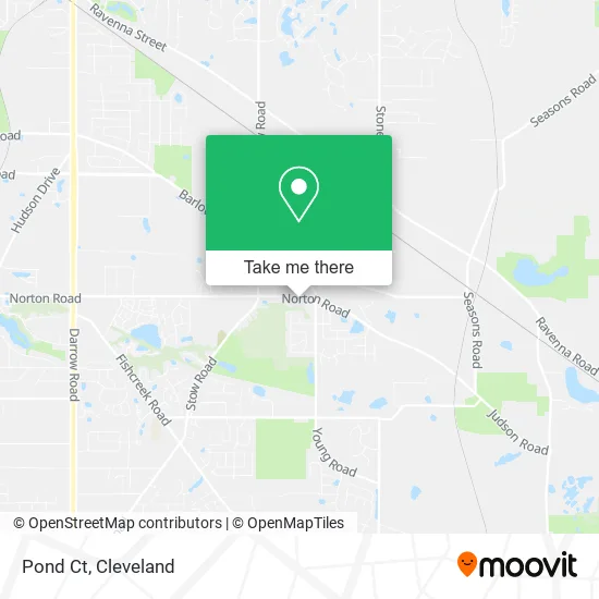 Pond Ct map