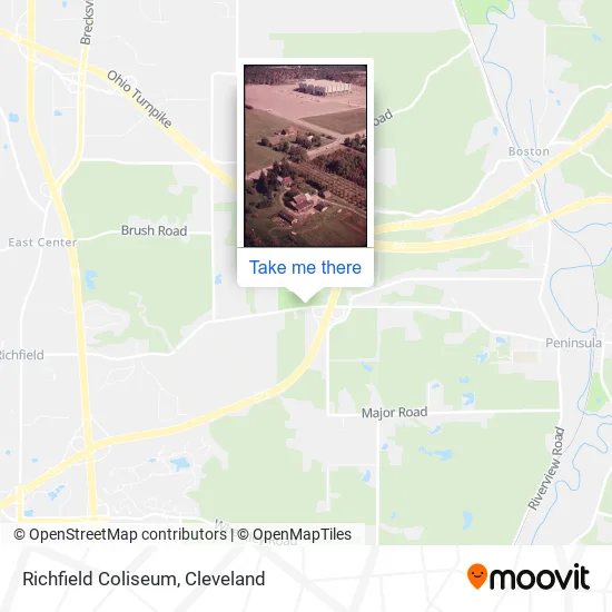 Richfield Coliseum map