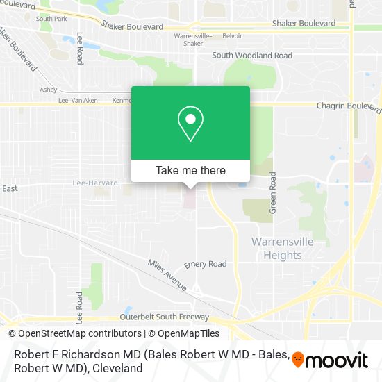 Robert F Richardson MD (Bales Robert W MD - Bales, Robert W MD) map