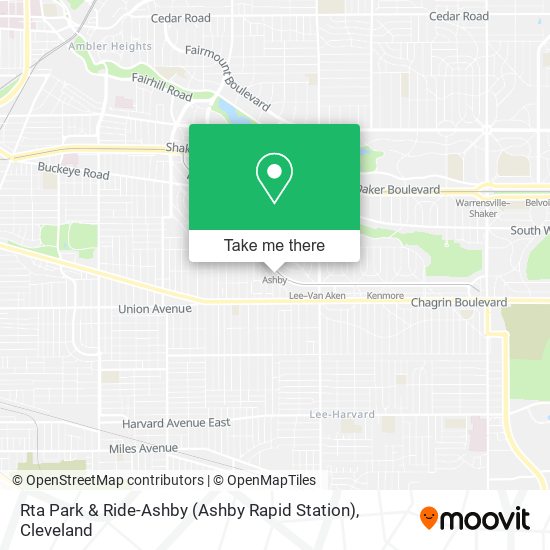 Rta Park & Ride-Ashby (Ashby Rapid Station) map