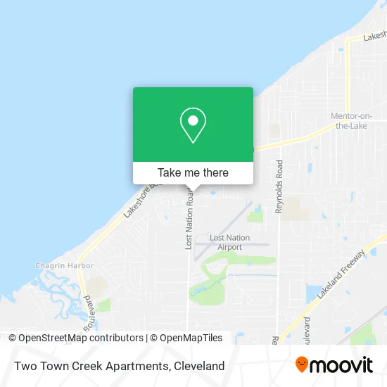 Two Town Creek Apartments map
