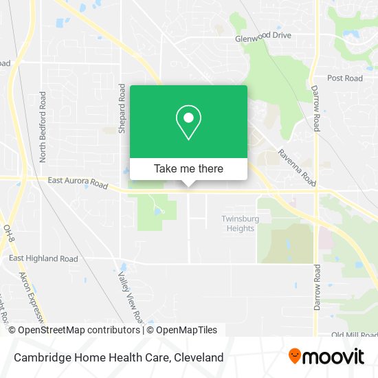 Mapa de Cambridge Home Health Care