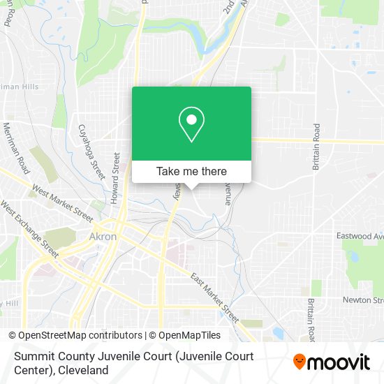 Summit County Juvenile Court (Juvenile Court Center) map