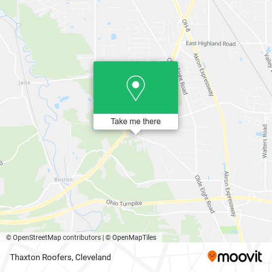 Thaxton Roofers map