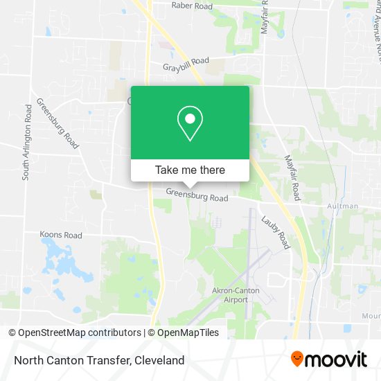 North Canton Transfer map