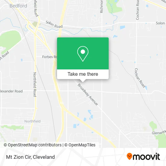 Mapa de Mt Zion Cir
