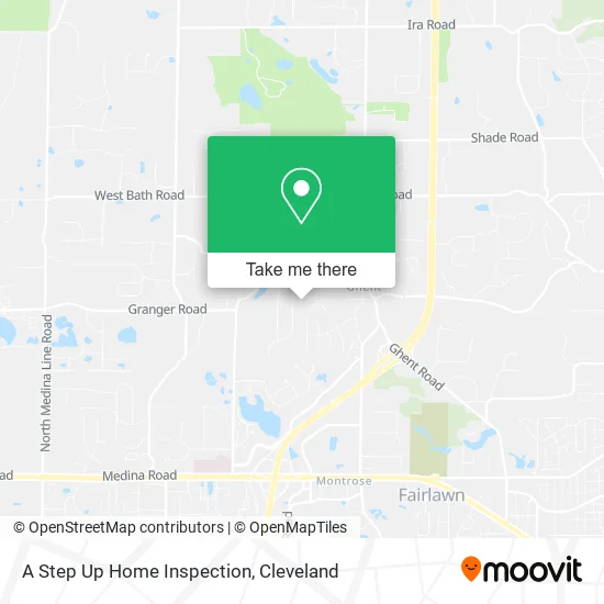 A Step Up Home Inspection map