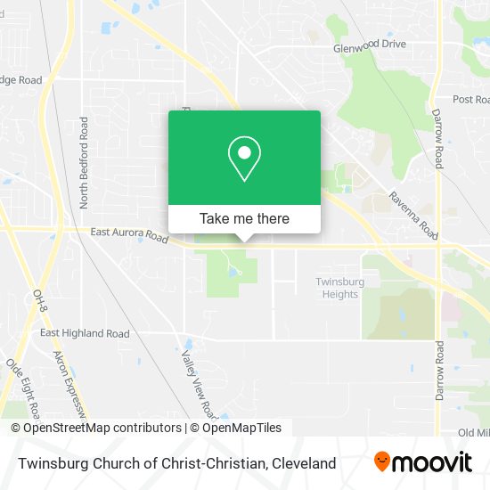 Mapa de Twinsburg Church of Christ-Christian
