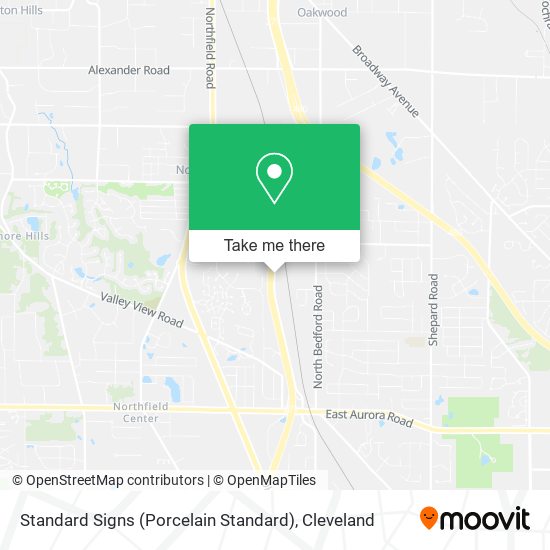 Mapa de Standard Signs (Porcelain Standard)