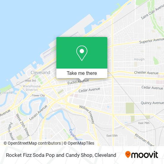 Mapa de Rocket Fizz Soda Pop and Candy Shop