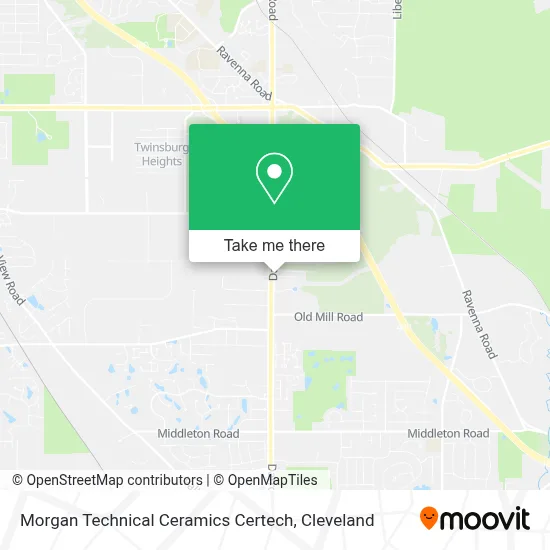 Morgan Technical Ceramics Certech map