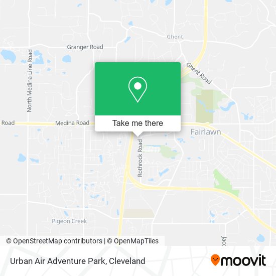 Urban Air Adventure Park map