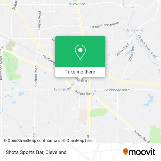 Shots Sports Bar map