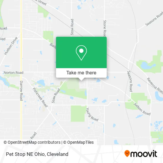 Pet Stop NE Ohio map