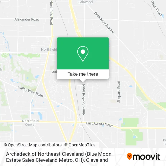 Archadeck of Northeast Cleveland (Blue Moon Estate Sales Cleveland Metro, OH) map