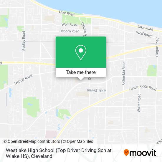 Westlake High School (Top Driver Driving Sch at Wlake HS) map
