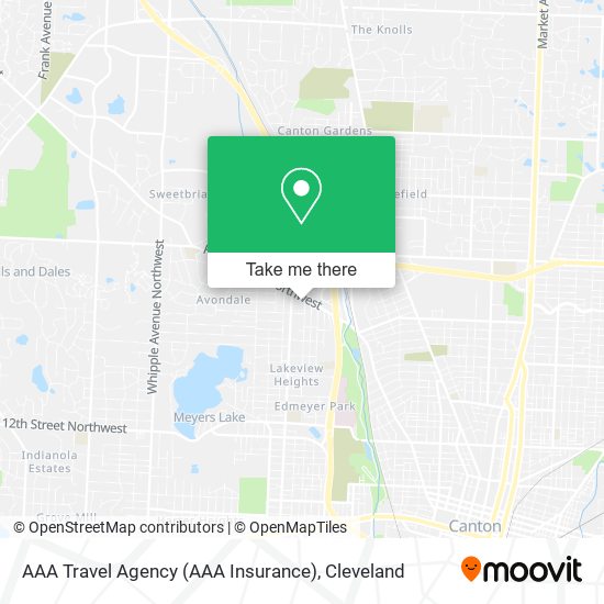 AAA Travel Agency (AAA Insurance) map