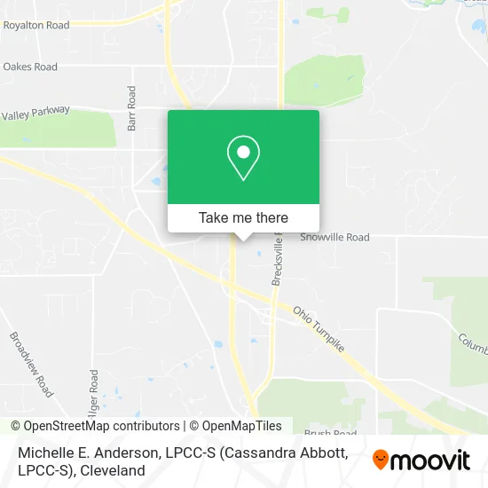 Michelle E. Anderson, LPCC-S (Cassandra Abbott, LPCC-S) map