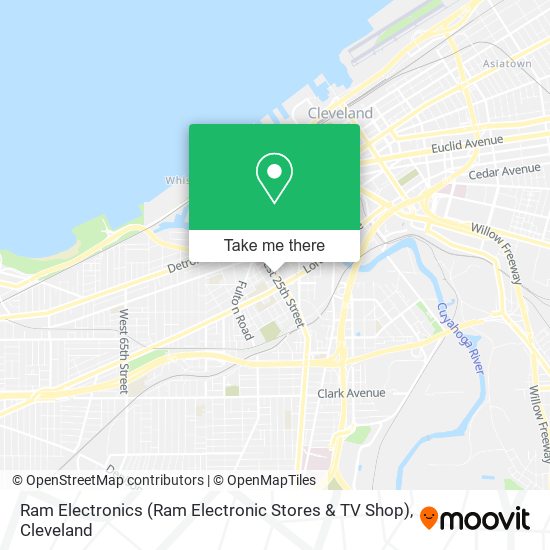 Mapa de Ram Electronics (Ram Electronic Stores & TV Shop)