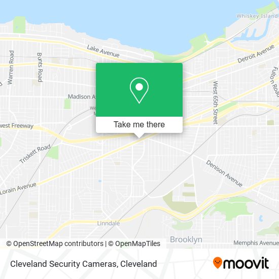 Mapa de Cleveland Security Cameras