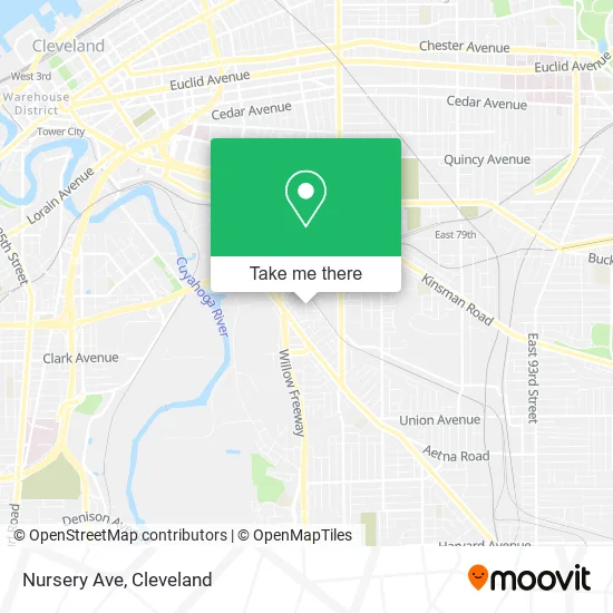 Mapa de Nursery Ave