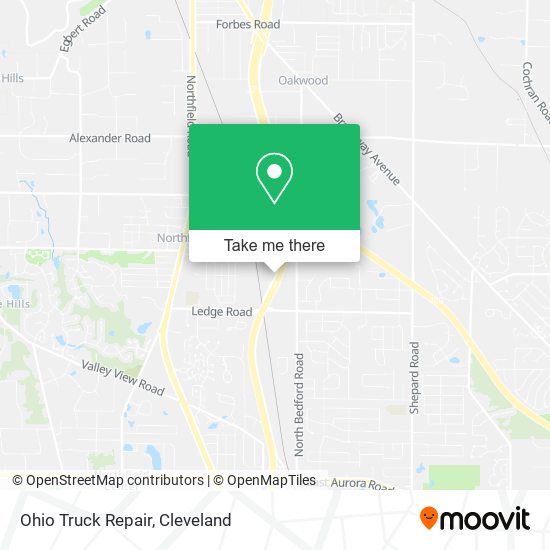 Ohio Truck Repair map