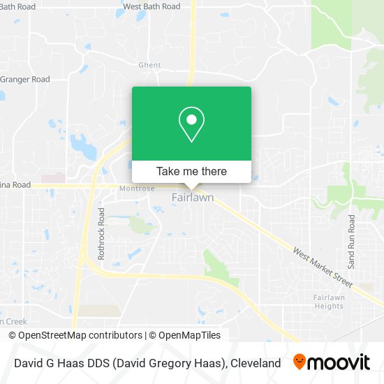 Mapa de David G Haas DDS (David Gregory Haas)