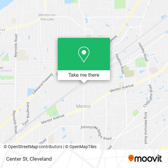 Mapa de Center St