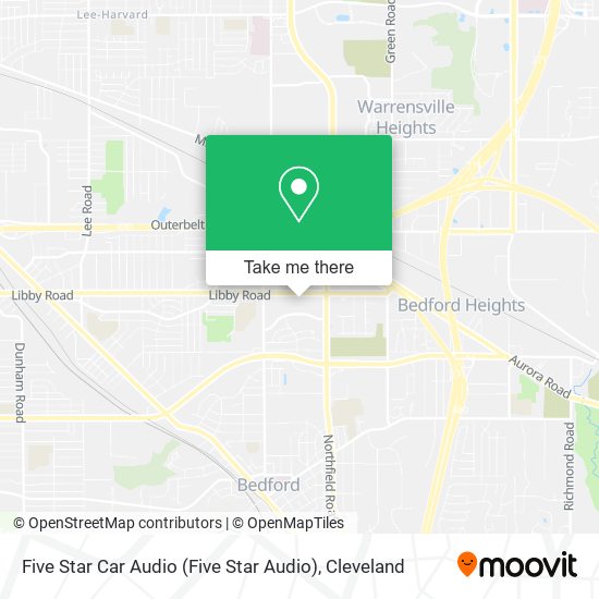Five Star Car Audio map
